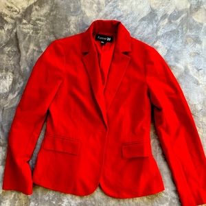 Red jacket